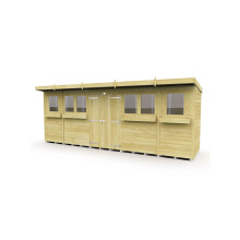 Pent Summer Shed 20ft x 4ft Fast & Free 2-5 Nationwide Delivery