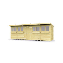 Pent Summer Shed 20ft x 6ft Fast & Free 2-5 Nationwide Delivery