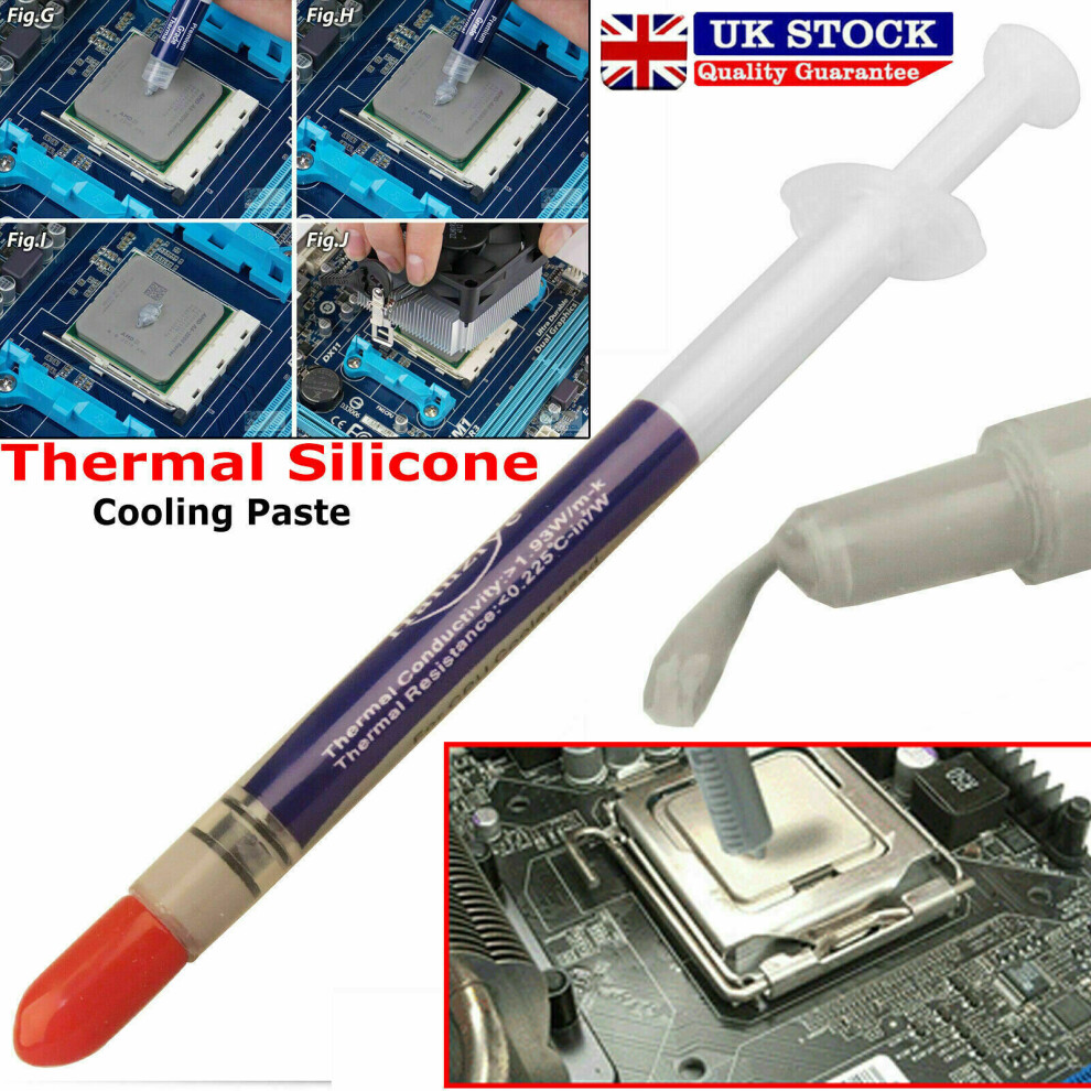 Heat sink Thermal Compound Silicon Cooling Paste Grease PC CPU Processor Syringe