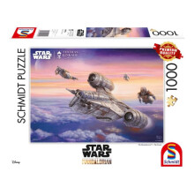 Thomas Kinkade: Disney Star Wars The Mandalorian - The Escort 1000 Piece Jigsaw Puzzle - Board Game