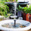 Solar Panel Powered Feature Water Pump Garden Pool Pond Aquarium Fountain Decor 6