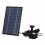 Solar Panel Powered Feature Water Pump Garden Pool Pond Aquarium Fountain Decor 8