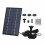 Solar Panel Powered Feature Water Pump Garden Pool Pond Aquarium Fountain Decor 9