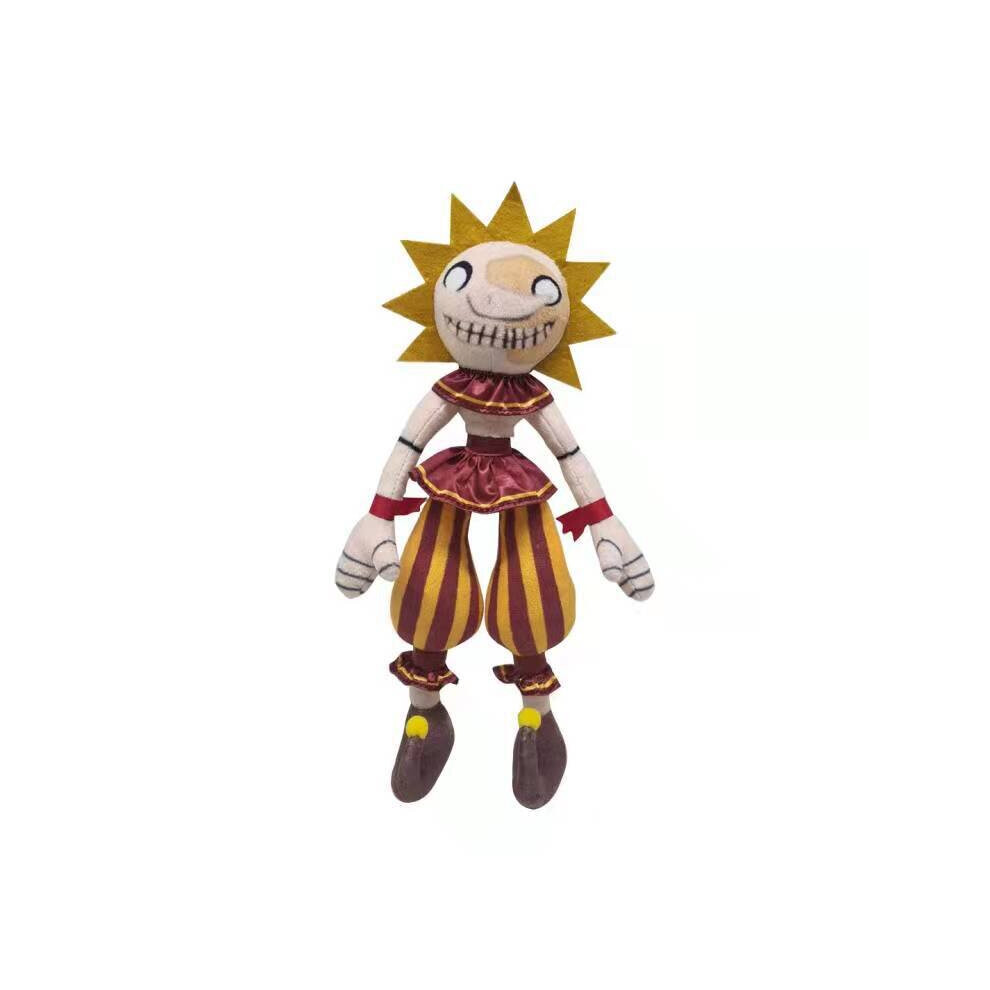 (B) Sundrop FNAF Security Breach Final BOSS Clown Figure Sun Figure Plush Toy