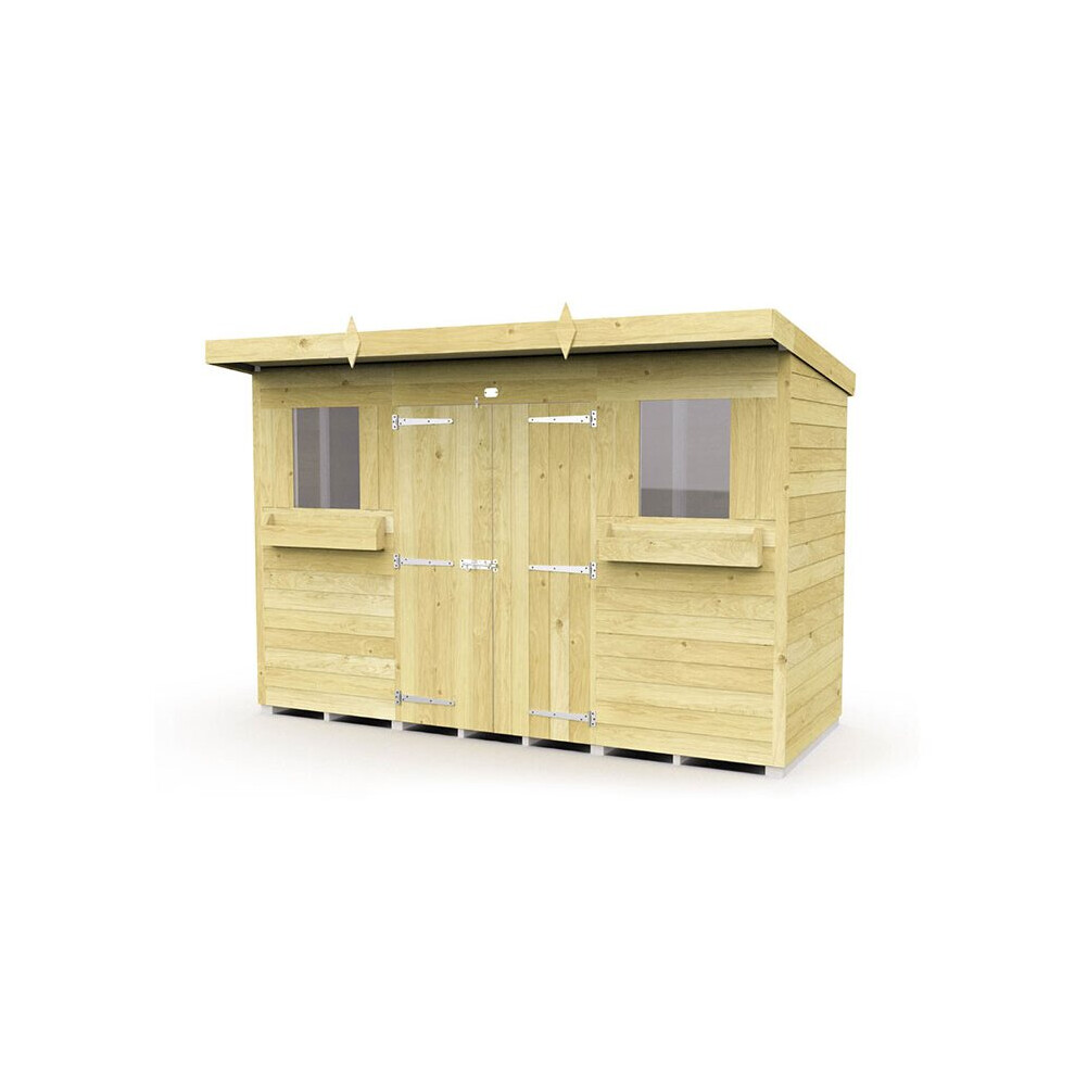 Pent Summer Shed 10ft x 4ft Fast & Free 2-5 Nationwide Delivery