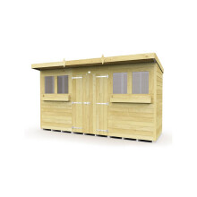 Pent Summer Shed 12ft x 4ft Fast & Free 2-5 Nationwide Delivery