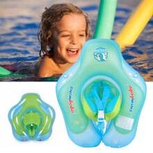 (S) Inflatable Baby Kids Float Swimming Ring Safety Swim Trainer Water Toy