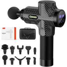 Cotsoco Massage Gun, 30 Speeds Deep Tissue Massage Gun, 10 Heads