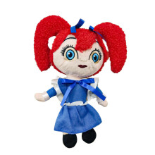 (Red) 9.8" Poppy Playtime Huggy Wuggy Game Girl Plush Doll Stuffed Toy Soft Plushie