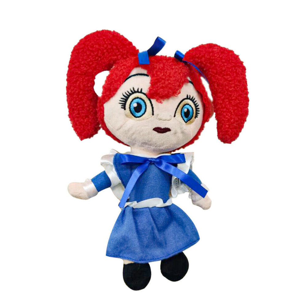 (Red) 9.8" Poppy Playtime Huggy Wuggy Game Girl Plush Doll Stuffed Toy Soft Plushie Red