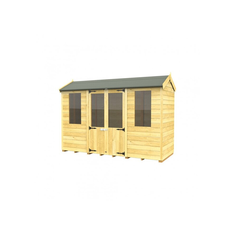 Total Sheds Apex Summer House 4Ft X 10Ft Fast & Free 2-5 Nationwide Delivery