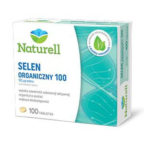 NATURELL SELEN ORGANICZNY supplement containing selenium 100 tablets