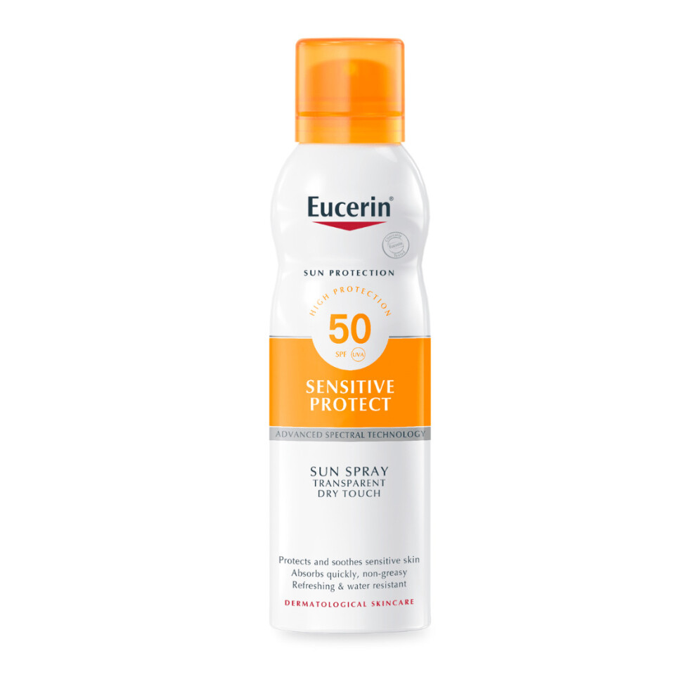 Eucerin Sensitive Protect Transparent Sun Spray SPF 50+, 200ml