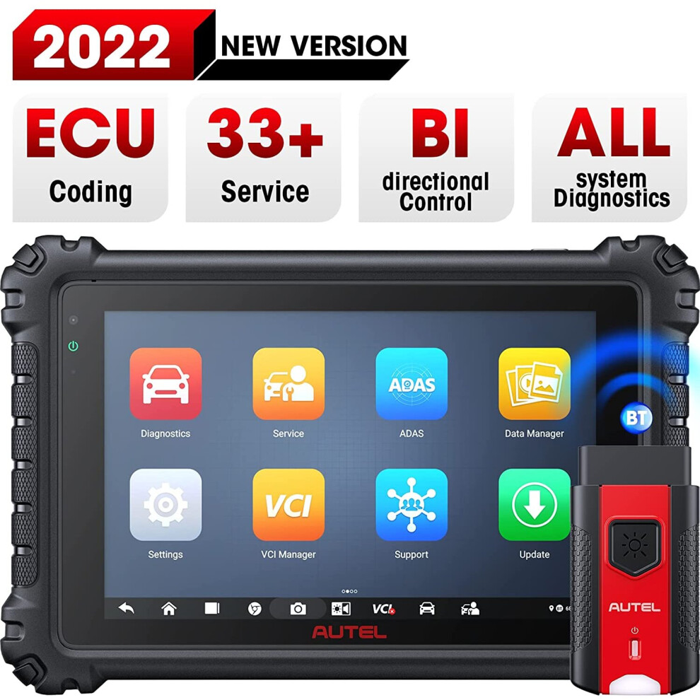 Autel MaxiSYS MS906 Pro Car Diagnostic Scan with Tool ECU Coding 33+ Service, Bi-Directional, All-System Diagnosis