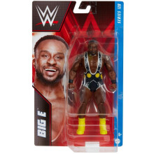 Mattel WWE Basic Action Figure, Big E, 15 cm posierbare Sammlerfigur für Kinder ab 6 Jahren