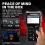 OBD2 Scanner TOPDON AL600 Car Diagnostic Scan Tool, ABS SRS Code Reader with Active Test, 3 Hot Reset Service 2