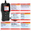 LAUNCH CR319 OBD2 Scanner Engine Fault Code Reader Car Diagnostic Scan Tool with Full OBD2 Functions DTC Lookup 8