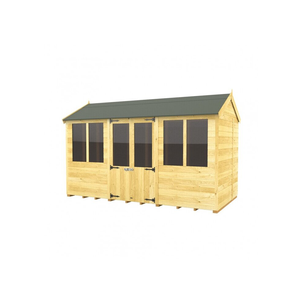 Total Sheds Apex Summer House 7Ft X 12Ft Fast & Free 2-5 Nationwide Delivery