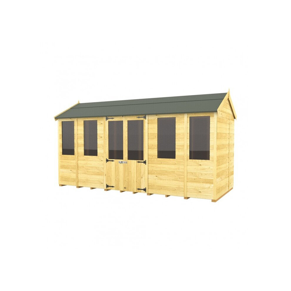 Total Sheds Apex Summer House 8Ft X 14Ft Fast & Free 2-5 Nationwide Delivery
