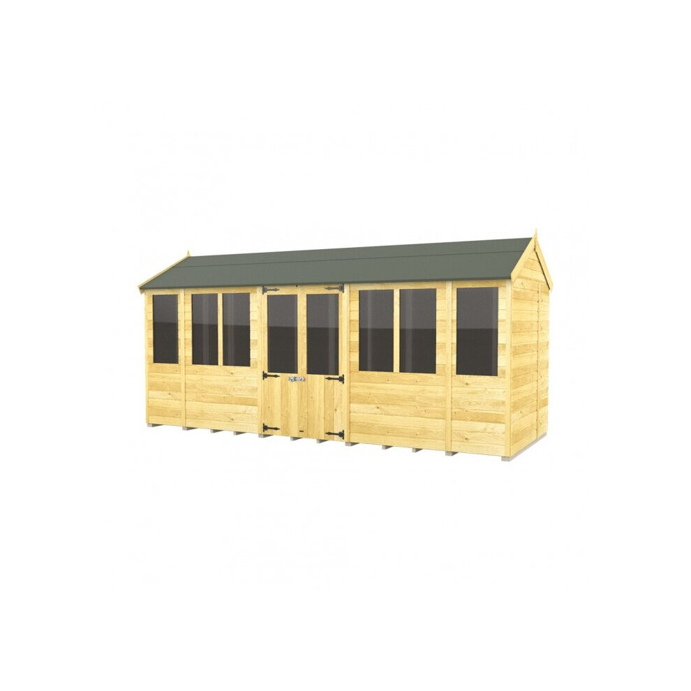 Total Sheds Apex Summer House 7Ft X 16Ft Fast & Free 2-5 Nationwide Delivery