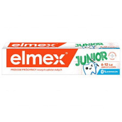 ELMEX JUNIOR Toothpaste 6-12 years contains fluoride 75 ml