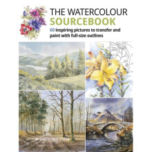 The Watercolour Sourcebook : 60 Inspiring Pictures to Transfer and Paint with Full-Size Outlines - Search Press Studio - book