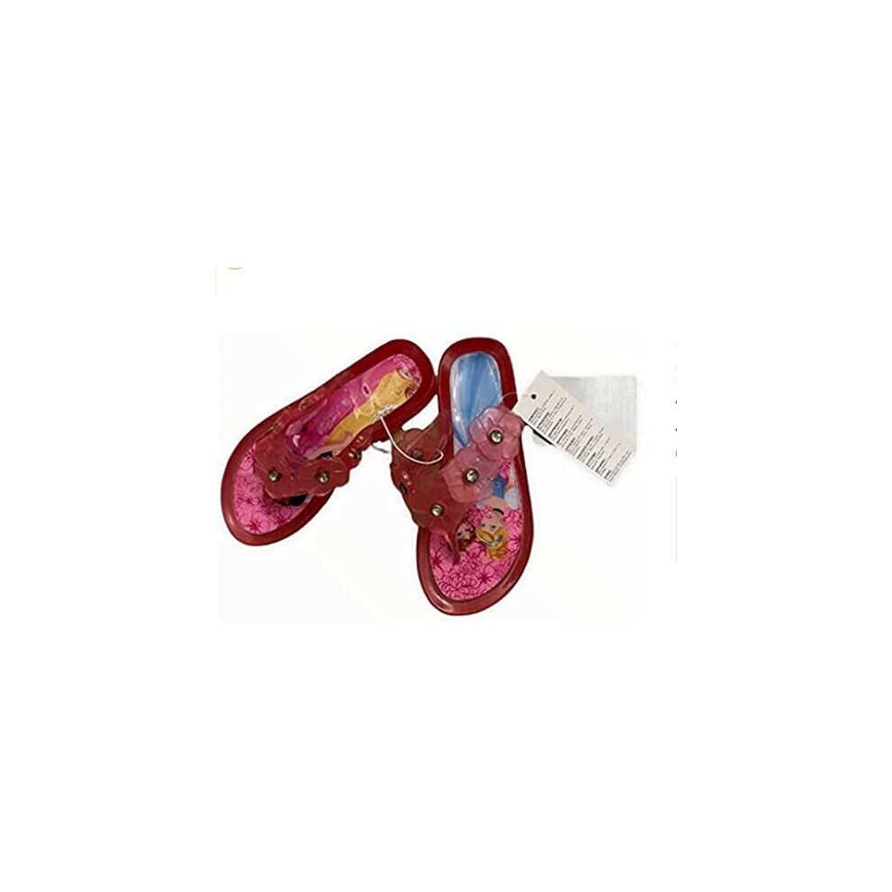 Princess Pink  slipper sandals Aurora Cinderella  Uk 11/12 EU 29/31