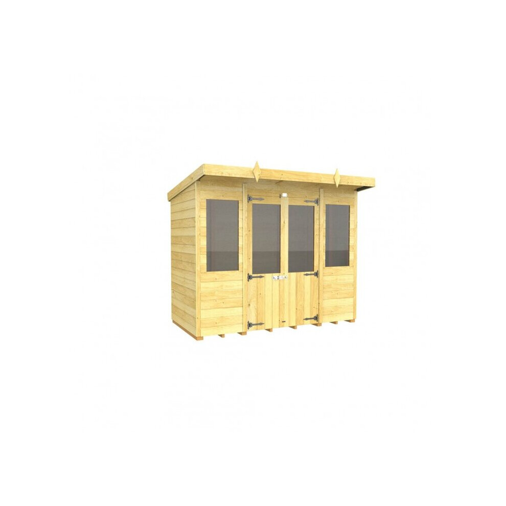 Total Sheds Pent Summer House 8Ft X 4Ft Fast & Free 2-5 Nationwide Delivery