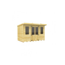 Pent Summer House 10ft x 7ft Fast & Free 2-5 Nationwide Delivery