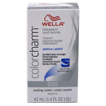 (050 Cooling Voilet) Wella Color Charm Liquid Hair Toner 42ml ( T10, T11, T14, T15, T18, T27, T35, BP, 042, 050)