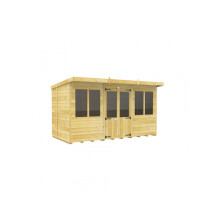 Pent Summer House 12ft x 6ft Fast & Free 2-5 Nationwide Delivery