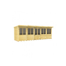 Pent Summer House 20ft x 8ft Fast & Free 2-5 Nationwide Delivery