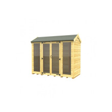 Apex Summer House 4ft x 8ft Fast & Free 2-5 Nationwide Delivery (Full Height Window)