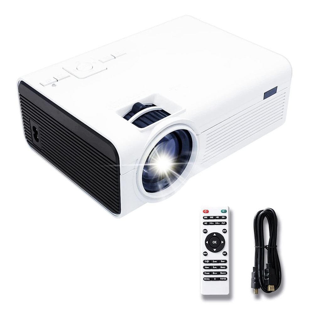 Mini Projector, Portable Projector 1080P Full HD Supported, 55000