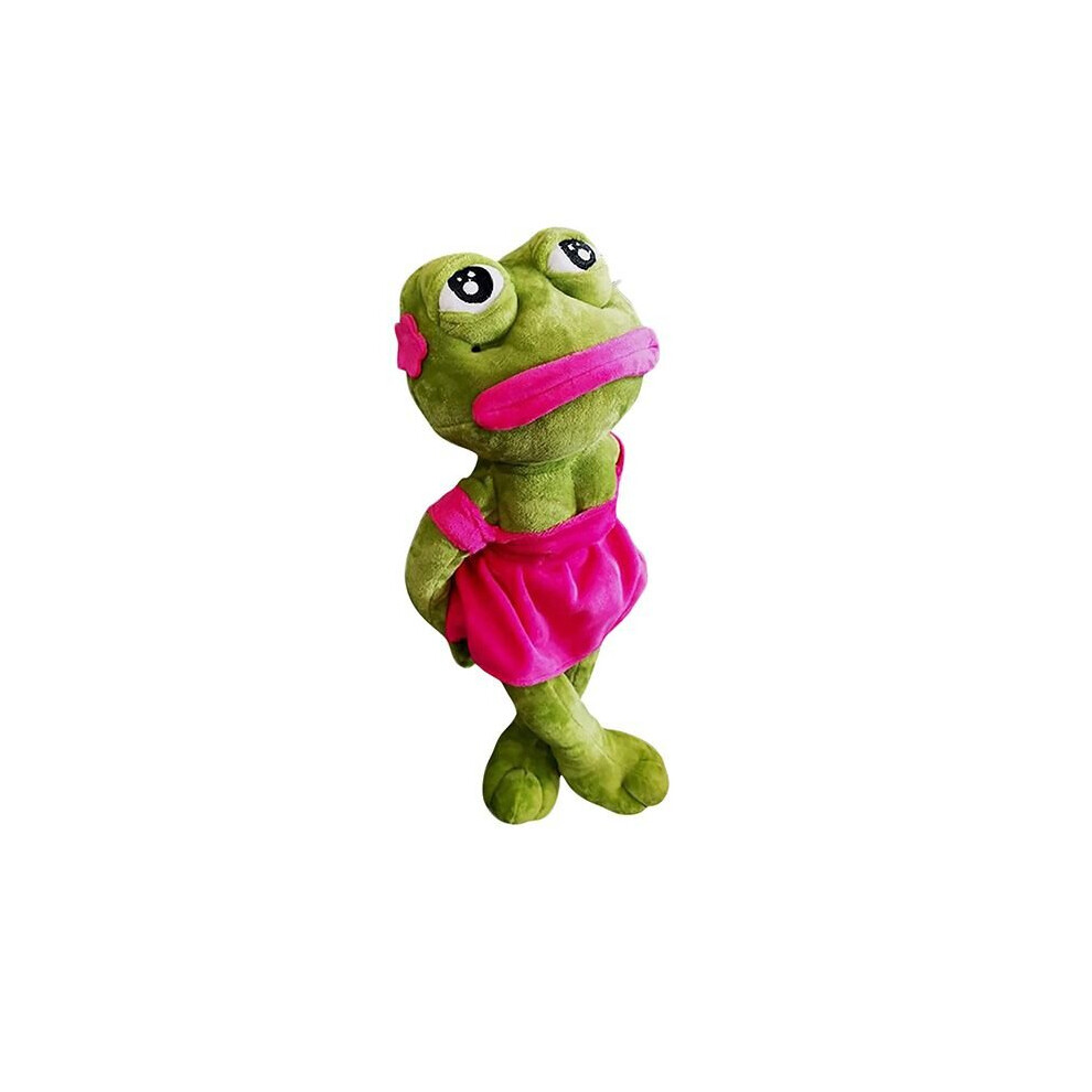 (45cm Girl) Pepe The Frog Plush Keychain Pendant Dolls Sad Frog Family Stuffed Soft Toy
