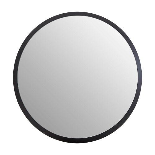 Premier Housewares Premier Housewares Athena Discus Large Black Wall Mirror