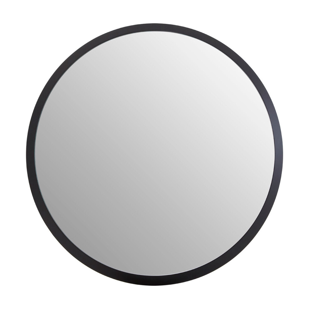 Premier Housewares Athena Discus Large Wall Mirror Black