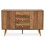 Premier Housewares Functional Sideboard, Intricate Detailing Two Door Sideboard, Sturdy And Durable Industrial Sideboard 1