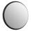 Premier Housewares Premier Housewares Athena Discus Large Black Wall Mirror 2