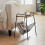 Small Side Table Magazine Rack Shelf  Wooden Coffee/Lamp/End Storage Stand Table 2