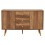 Premier Housewares Functional Sideboard, Intricate Detailing Two Door Sideboard, Sturdy And Durable Industrial Sideboard 2