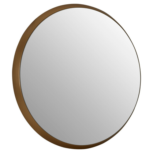 Premier Housewares Premier Housewares Large Round Wall Mirror with Gold Frame 1