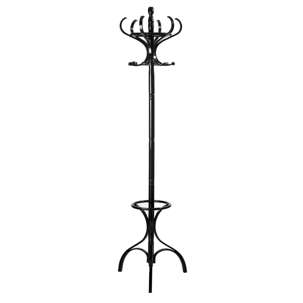 Premier Housewares Finish Floor Standing Coat Stand Black