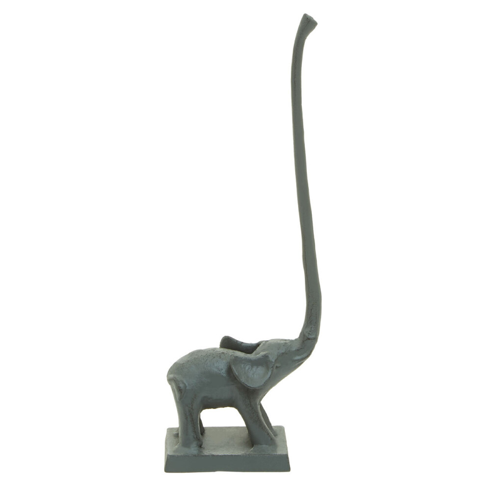 Premier Housewares Fauna Elephant Toilet Roll Holder Grey