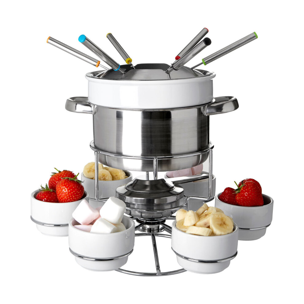 Premier Housewares Stainless Steel Fondue Set