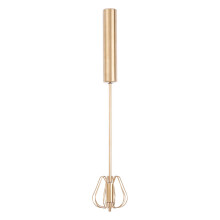 Premier Housewares Press and Spin Light Gold Whisk - 35cm