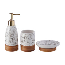 Premier Housewares 3 Pc Bubble Print Bathroom Set