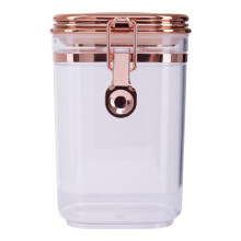 Premier Housewares Gozo Canister With Copper Lid - 0.60Ltr