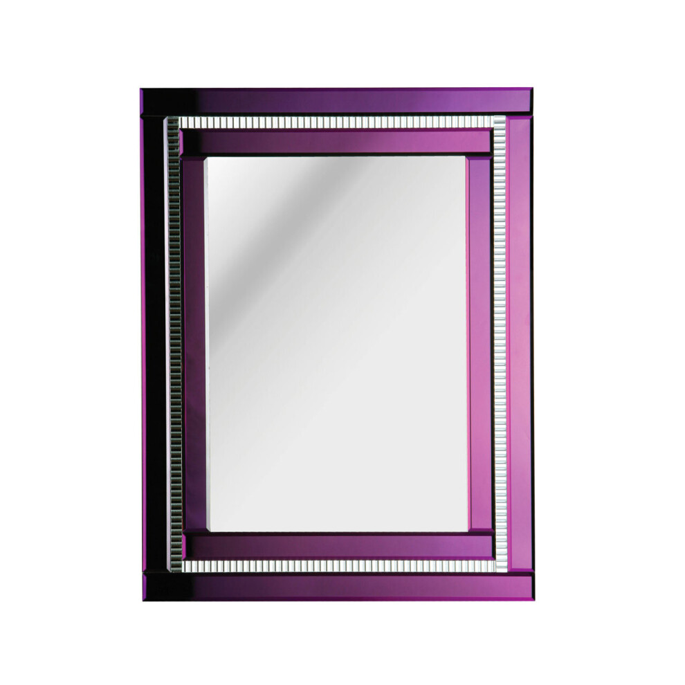 Premier Housewares Purple Deco Mirror