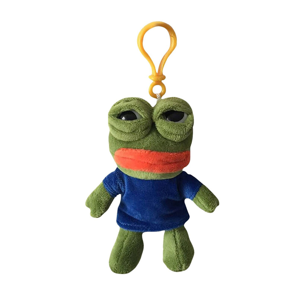 (12cm Boy) Stuffed Animal Soft Dolls Toy 12/40CM Pepe The Frog Sad Plush Keychain Pendant